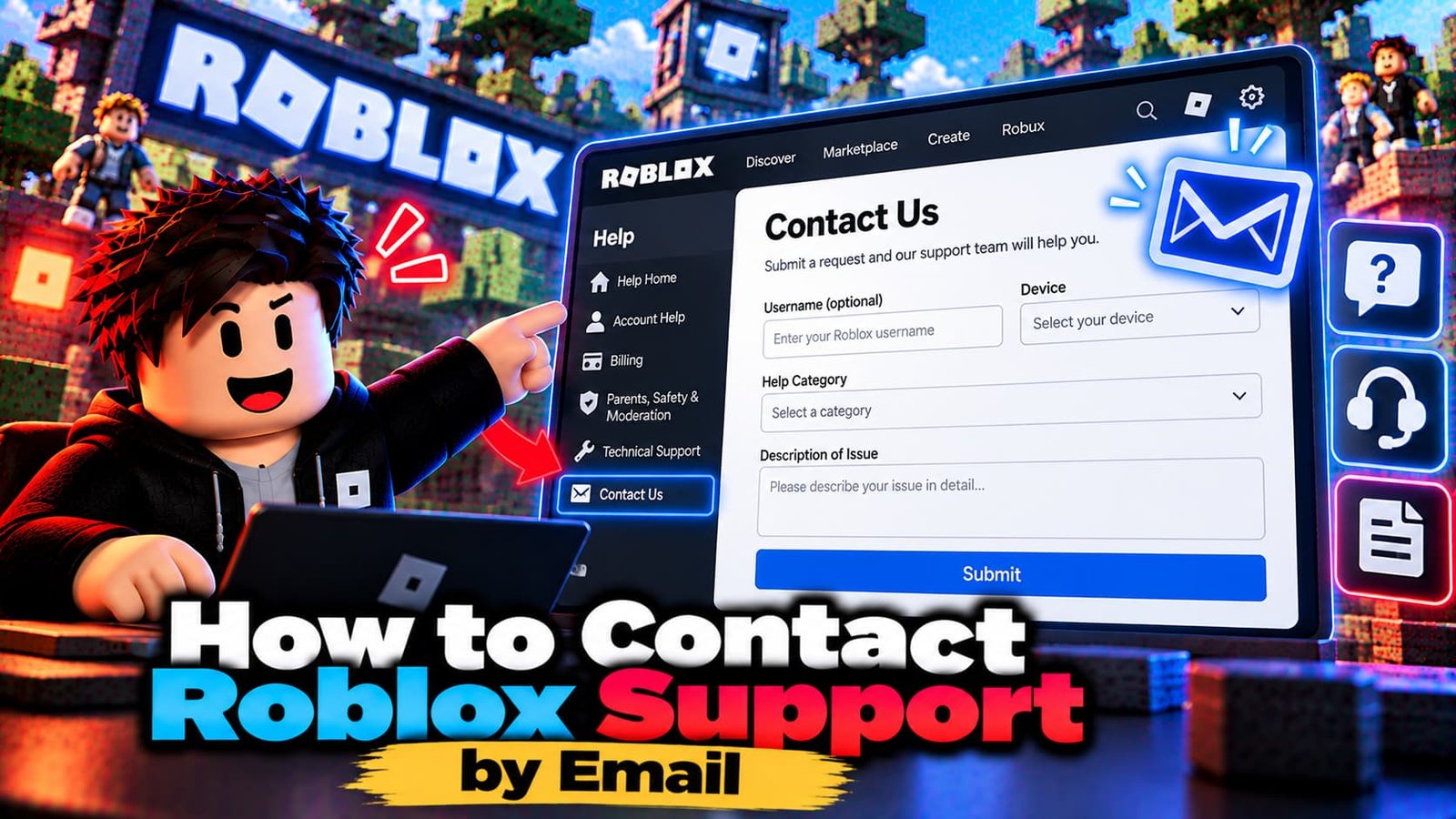 How to Contact Roblox Support by Email