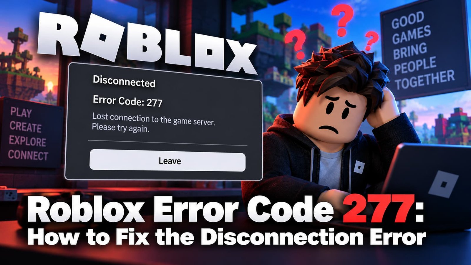 Roblox Error Code 277 How to Fix the Disconnection Error