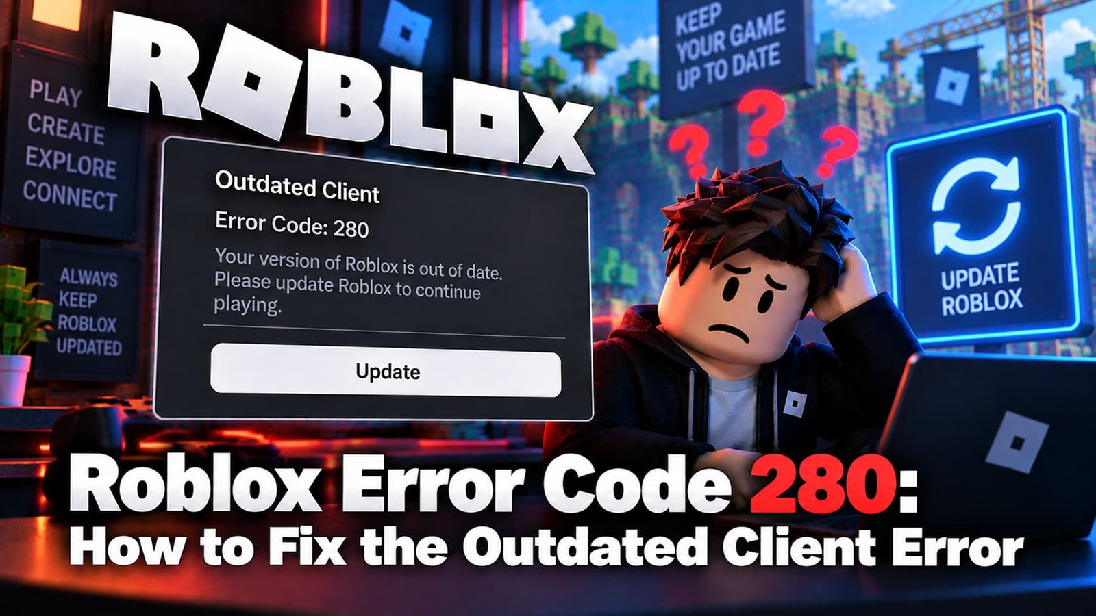 Roblox Error Code 280 How to Fix the Outdated Client Error