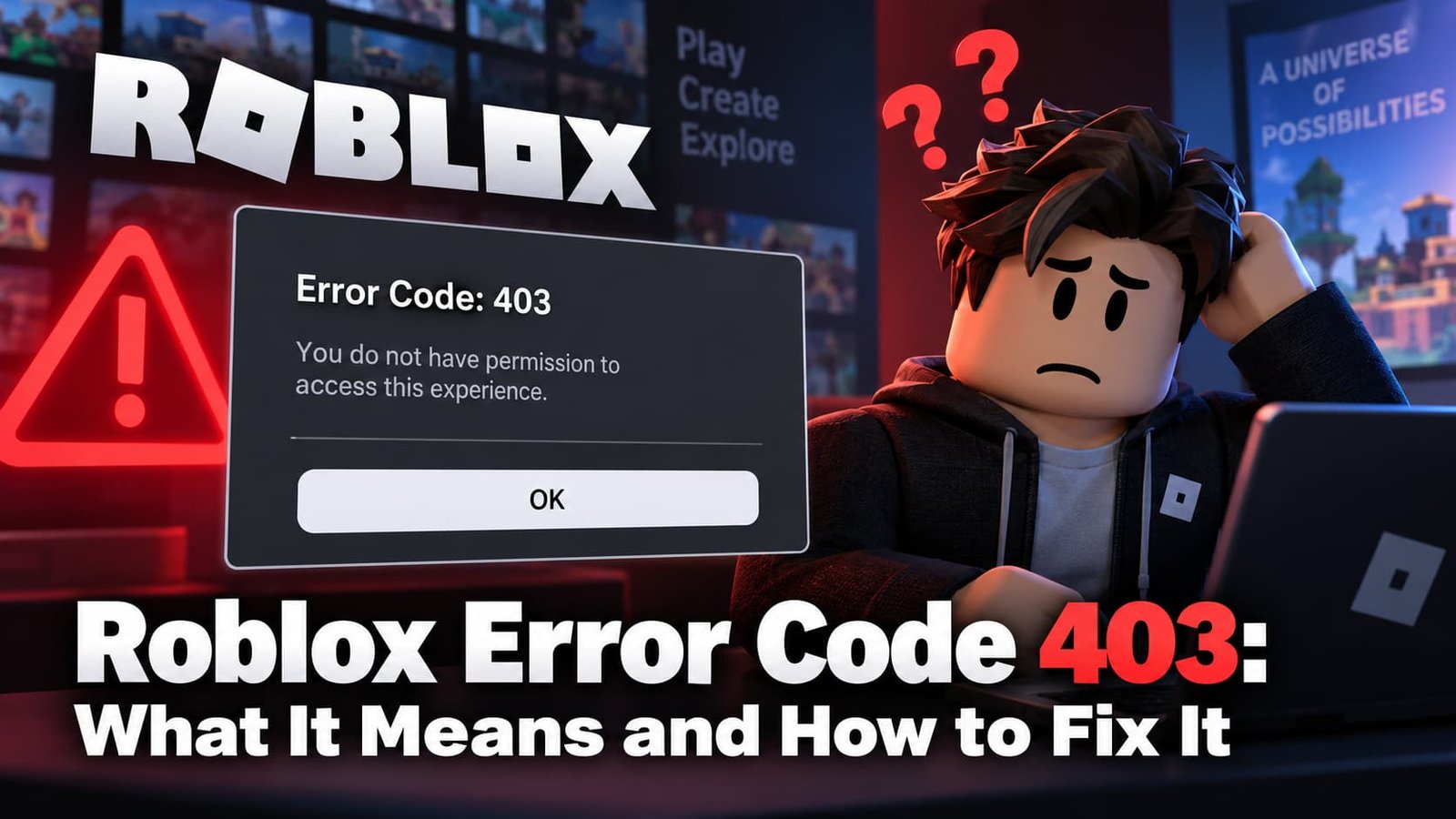 Roblox Error Code 403 What It Means and How to Fix It