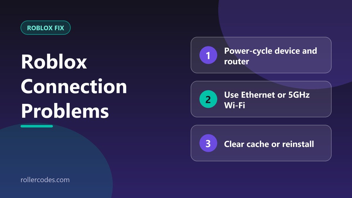 Roblox connection problems: top three fixes Roblox connection problems: top three fixes