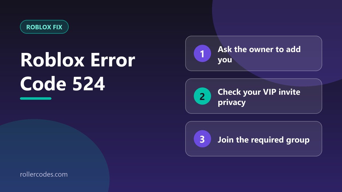 Roblox error code 524: top three fixes Roblox error code 524: top three fixes