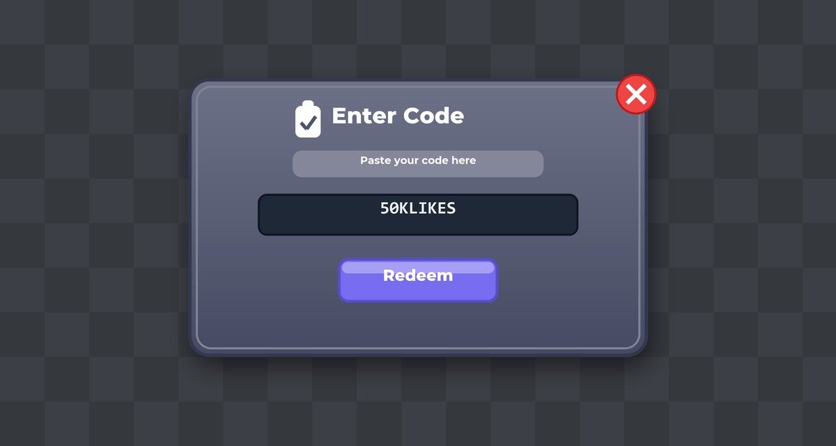 Grow a Garden code redemption screen