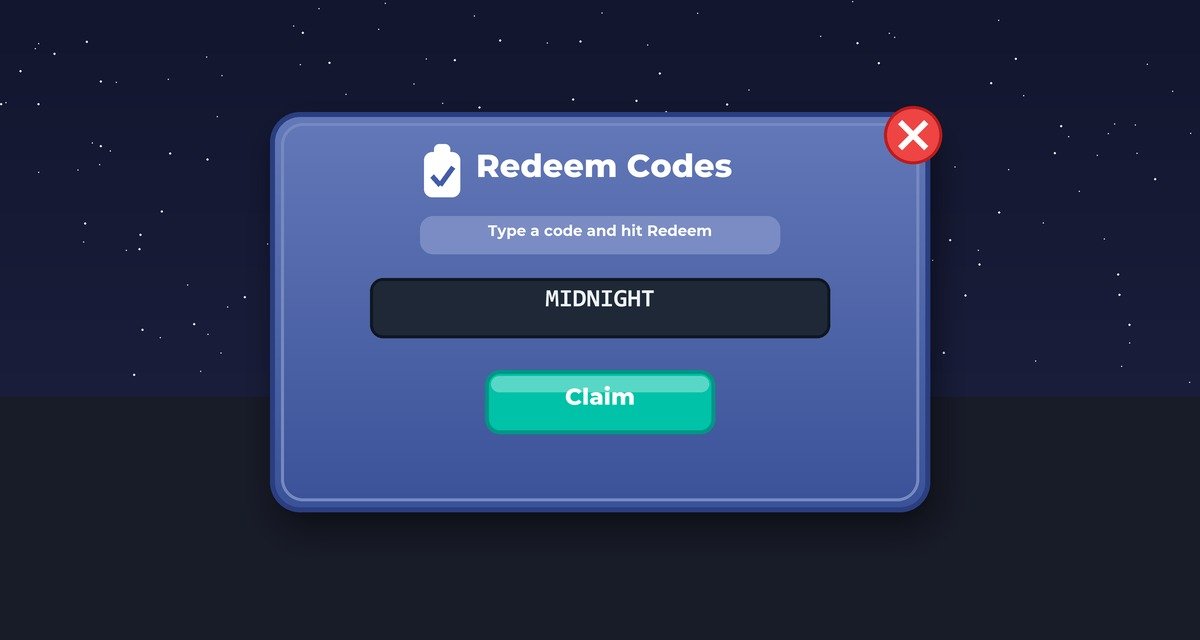 Blade Ball code redemption screen
